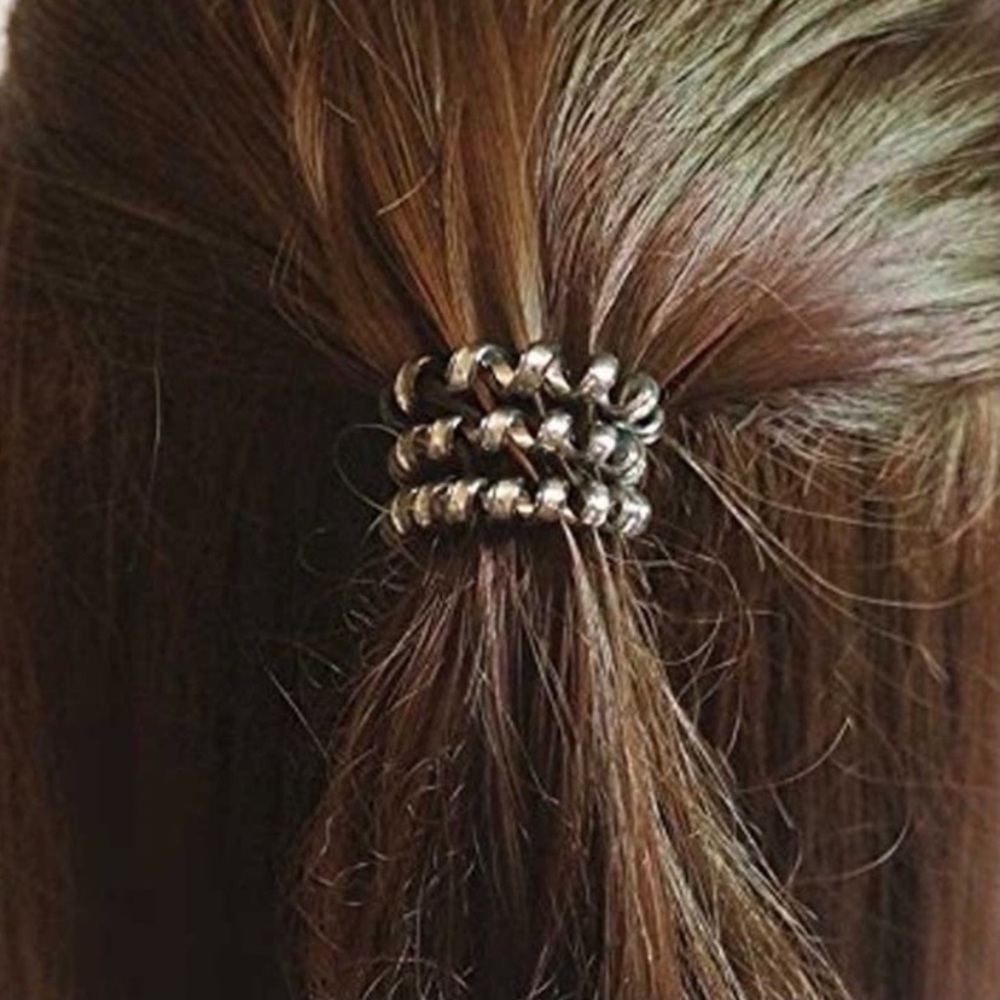 SPIRAL HAIR TIES NO CREASE PONYTAIL 10 PC! - Picture 2 of 10